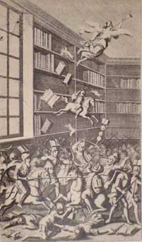 Frontispiece to "The Battle of the Books"