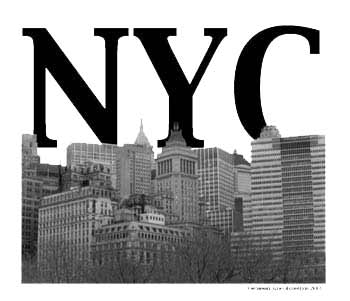 nyc with image of skyline