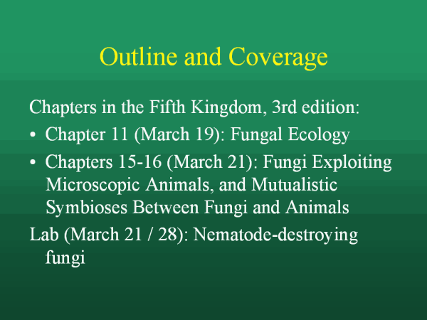 Outline And Coverage