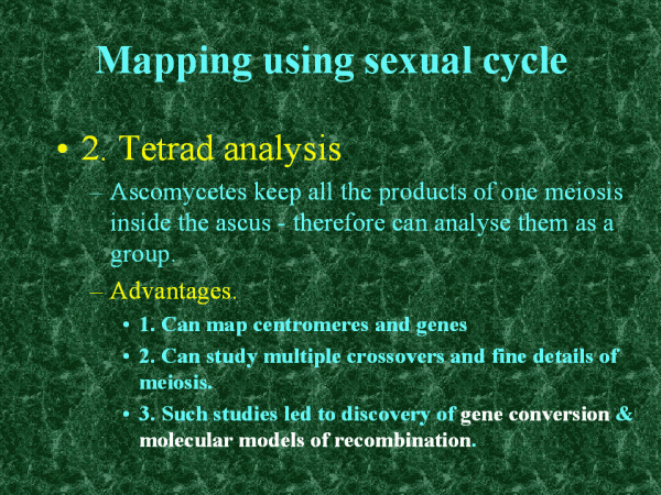 Mapping Using Sexual Cycle 2492