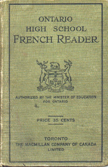 Ontario High School French Reader