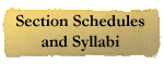 Section Schedules and Syllabi