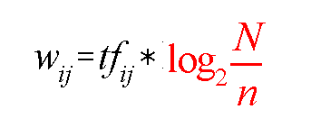tf*idf equation