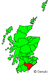 map of Dumfriessire in context of Scotland