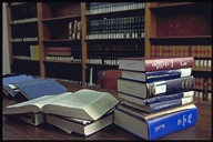 law books on table