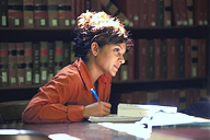 student studying in the Main Reading Room