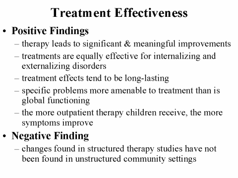 Treatment Effectiveness