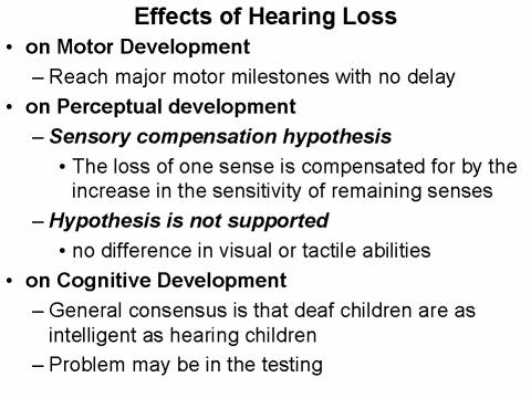 Effects of Hearing Loss