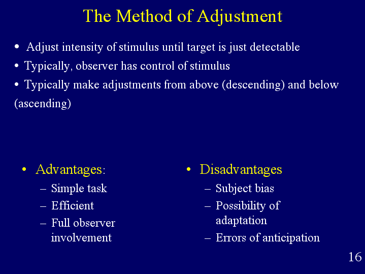 Adjustment